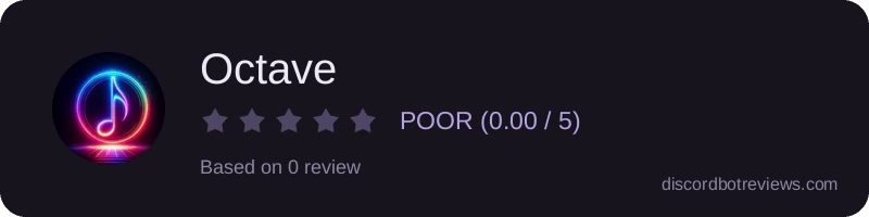 Rating widget preview for Octave