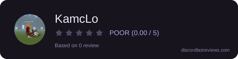 Rating widget preview for KamcLo