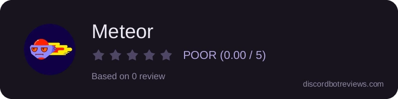 Rating widget preview for Meteor