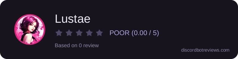 Rating widget preview for Lustae
