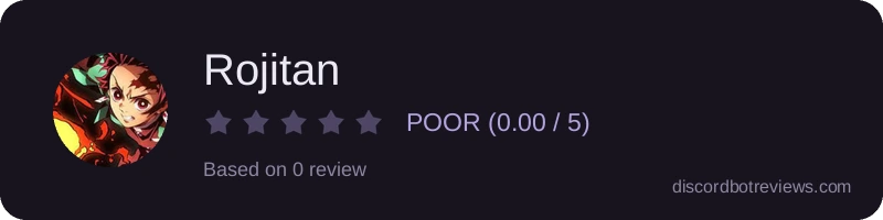 Rating widget preview for Rojitan