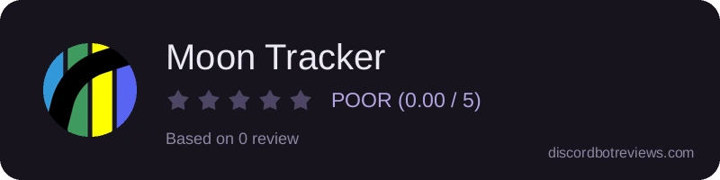 Rating banner for Moon Tracker
