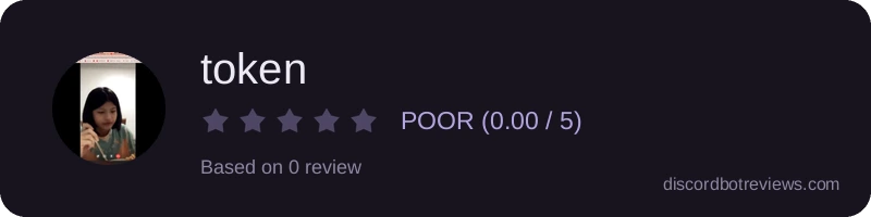 Rating widget preview for token