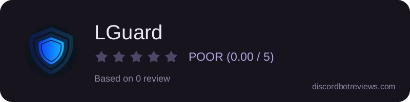 Rating widget preview for LGuard
