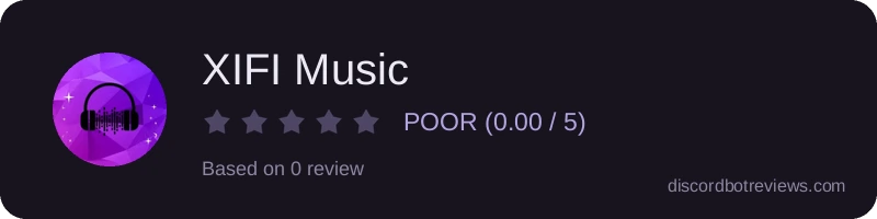 Rating widget preview for XIFI Music
