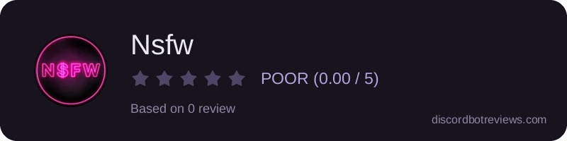 Rating widget preview for Nsfw
