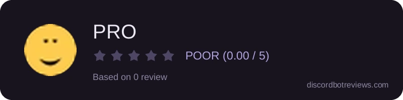 Rating widget preview for PRO