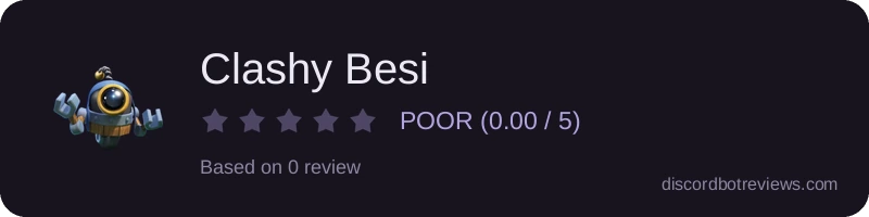 Rating widget preview for Clashy Besi
