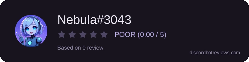 Rating widget preview for Nebula#3043