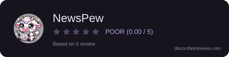 Rating widget preview for NewsPew