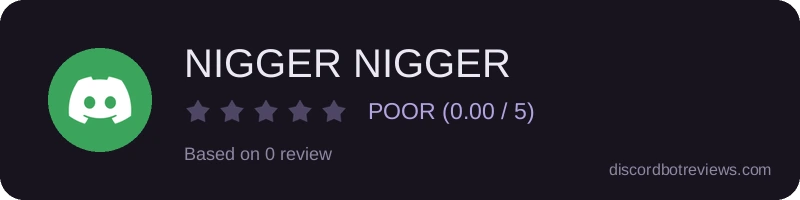Rating widget preview for NIGGER NIGGER
