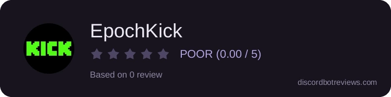 Rating banner for EpochKick