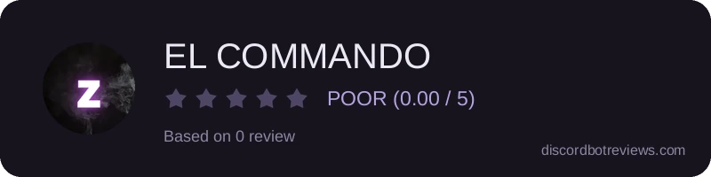 Rating widget preview for EL COMMANDO
