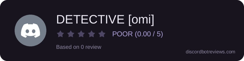 Rating widget preview for DETECTIVE [omi]