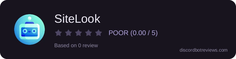 Rating widget preview for SiteLook