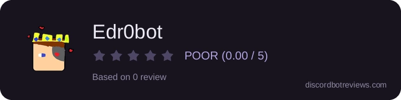 Rating widget preview for Edr0bot
