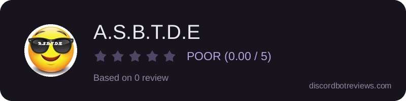 Rating widget preview for A.S.B.T.D.E