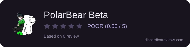 Rating widget preview for PolarBear Beta