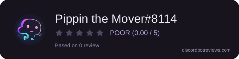 Rating widget preview for Pippin the Mover#8114