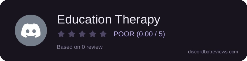 Rating banner for Education Therapy