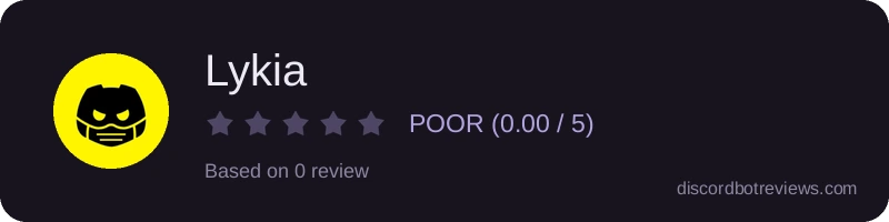 Rating widget preview for Lykia