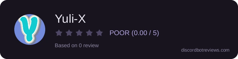 Rating widget preview for Yuli-X