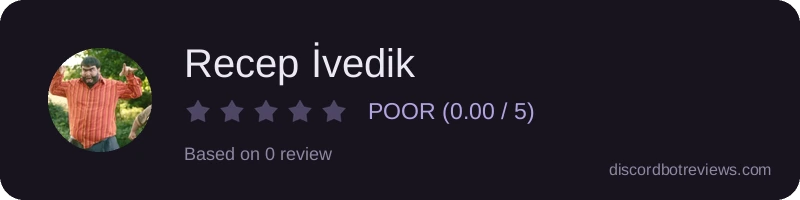Rating widget preview for Recep İvedik