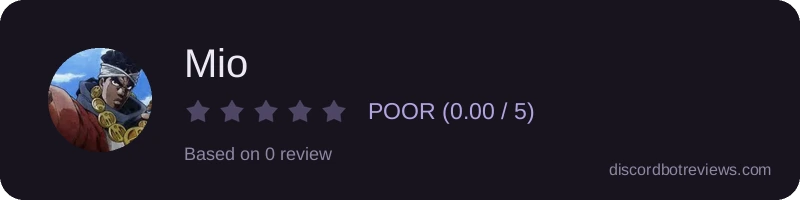 Rating banner for Mio