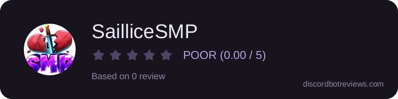 Rating widget preview for SailliceSMP
