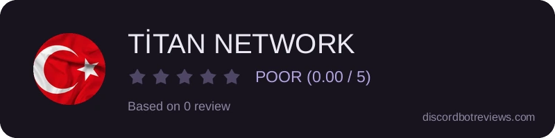 Rating widget preview for TİTAN NETWORK