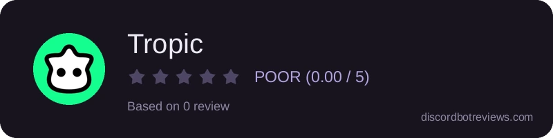 Rating banner for Tropic