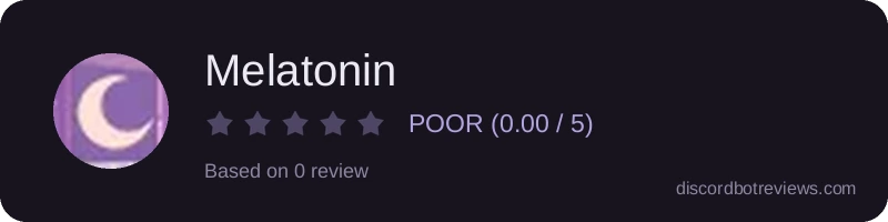 Rating widget preview for Melatonin