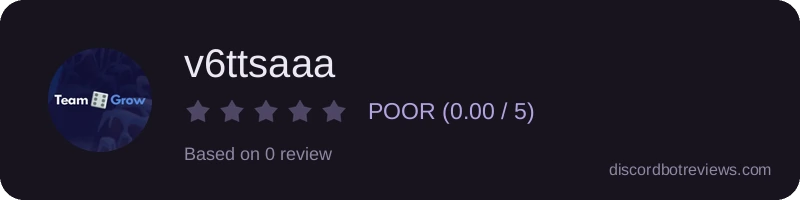 Rating widget preview for v6ttsaaa