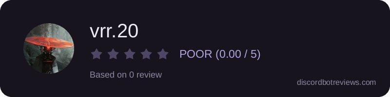 Rating widget preview for vrr.20