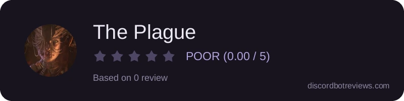 Rating banner for The Plague