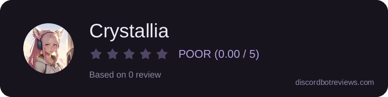 Rating banner for Crystallia