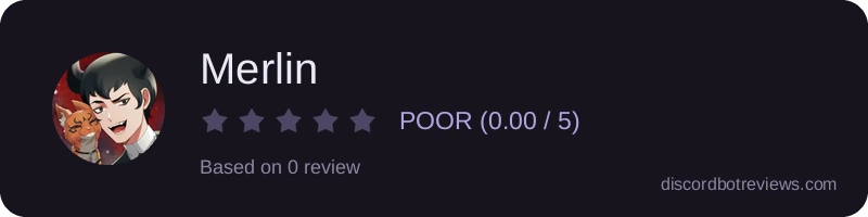 Rating widget preview for Merlin