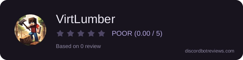 Rating widget preview for VirtLumber