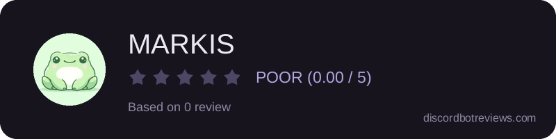 Rating widget preview for MARKIS
