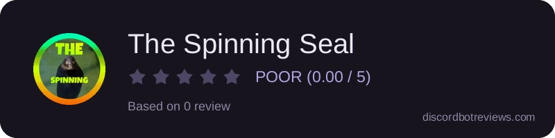 Rating widget preview for The Spinning Seal