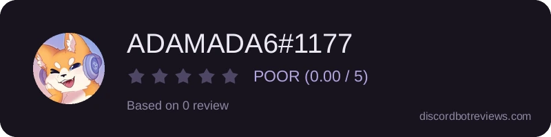 Rating widget preview for ADAMADA6#1177