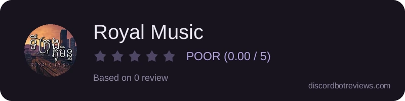 Rating widget preview for Royal Music