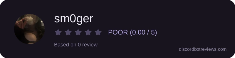 Rating widget preview for sm0ger