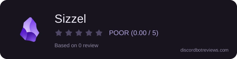 Rating widget preview for Sizzel