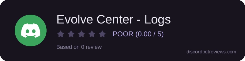 Rating banner for Evolve Center - Logs