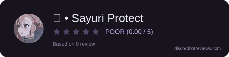 Rating banner for 🌸 • Sayuri Protect