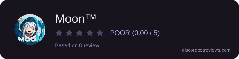 Rating widget preview for Moon™