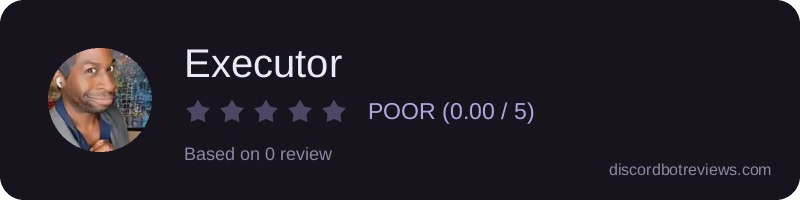 Rating widget preview for Executor