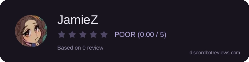 Rating banner for JamieZ