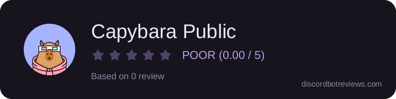 Rating widget preview for Capybara Public